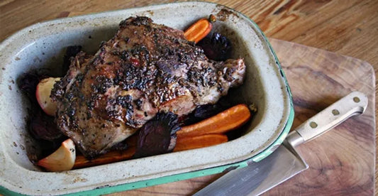 Juniper Berry, Rosemary & bush tomato balsamic Wallaby Roast